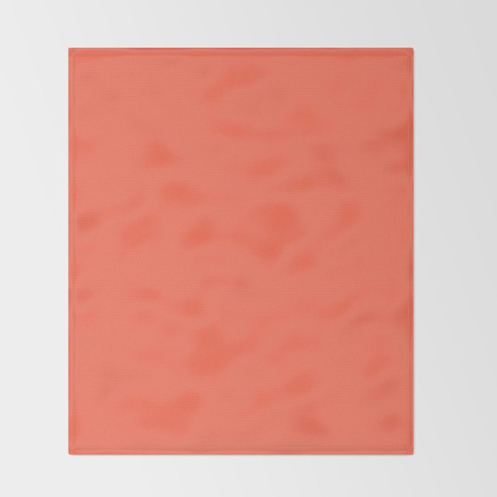 Living Coral Color Of 2019 Throw Blanket By Colorflowcreations Society6
