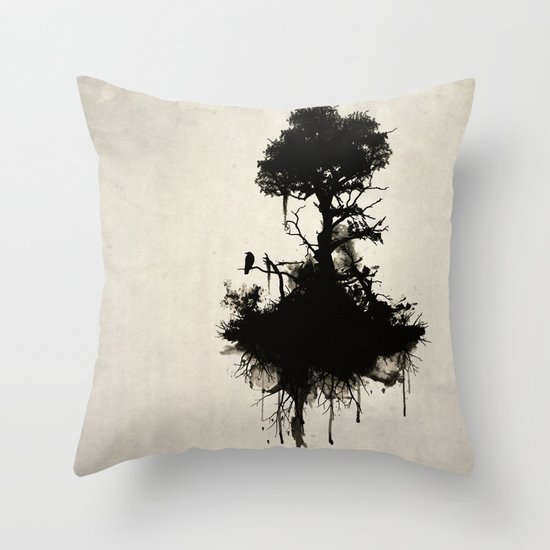 Last Tree Standing Throw Pillow