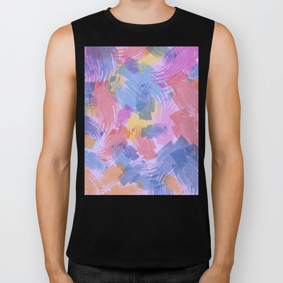 Abstract Painting II Biker Tank