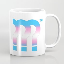 Mystery Files Trans Pride Logo Coffee Mug