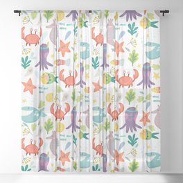 Under the Sea Sheer Curtain