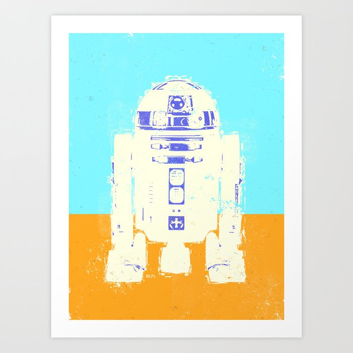 "R2-D2" by Showdeer Art Print