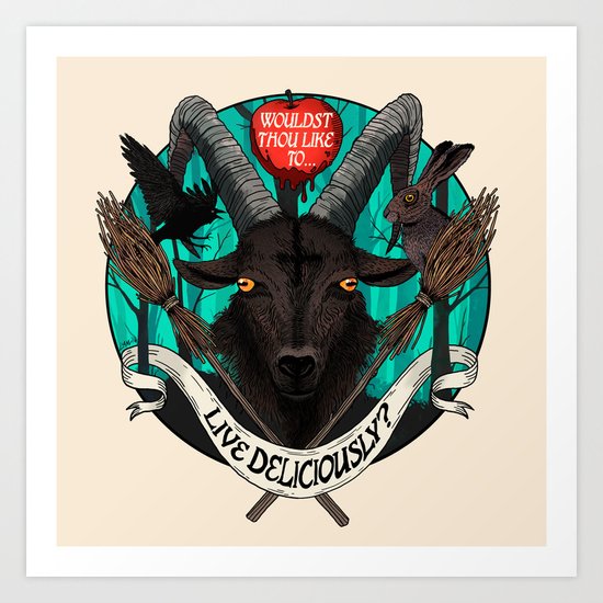 Black Phillip (The Witch) Art Print