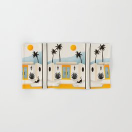 Palm Springs Home – Yellow & Blue Hand & Bath Towel