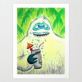 Bumbles in the Mix Art Print
