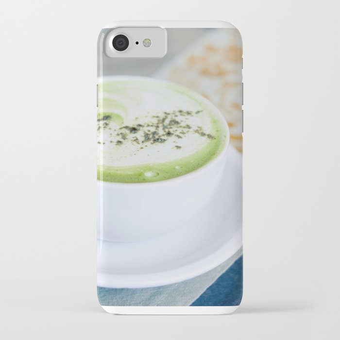 Tea Time With Matcha iPhone Case