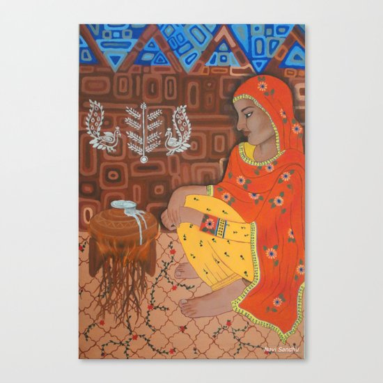 Long wait Canvas Print