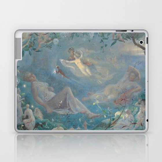  Titania asleep; a scene from ‘A Midsummer Night’s Dream’ John Simmons Laptop & iPad Skin
