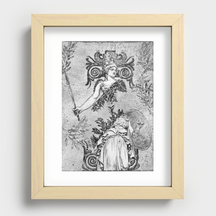 Athena Recessed Framed Print
