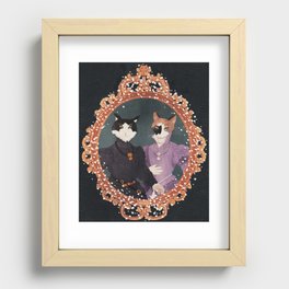 royal cats Recessed Framed Print