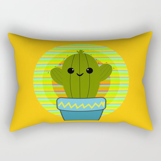Yay, sunny day Rectangular Pillow