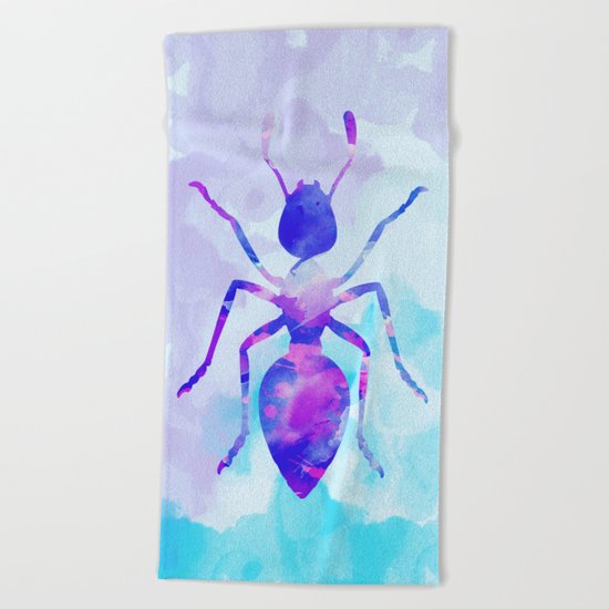 Abstract Ant Beach Towel