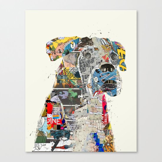 the mod boxer Canvas Print