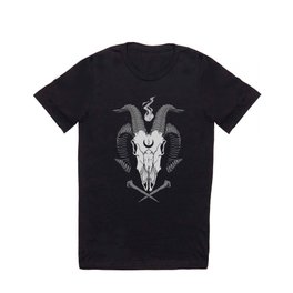 Occult Goat Skull T Shirt