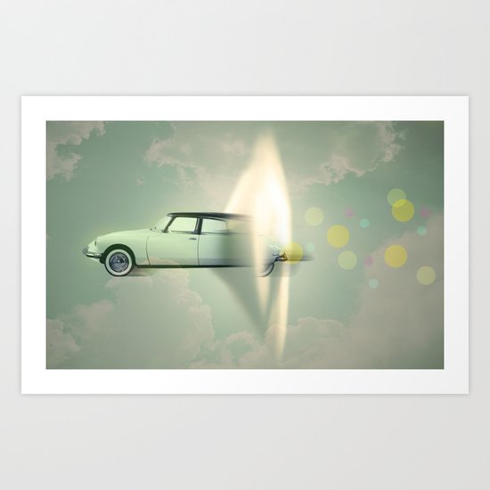 supersonic citroen Art Print