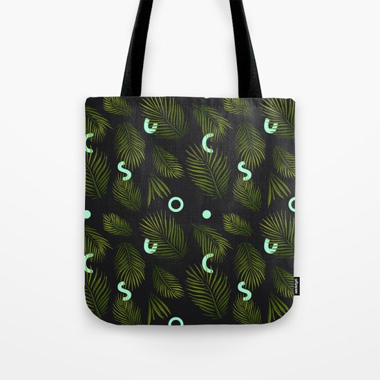 Tropical Neon Tote Bag