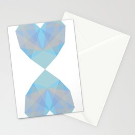 Geo-Heart Stationery Cards