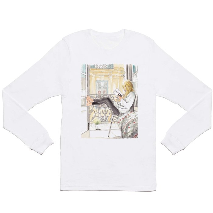 Girl at the window Long Sleeve T Shirt