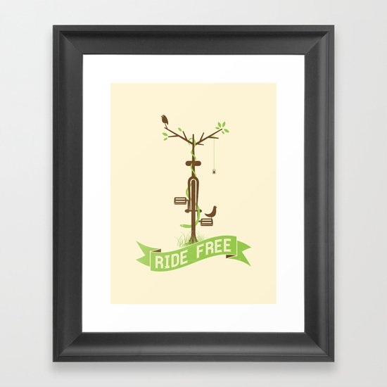 Ride Free Framed Art Print