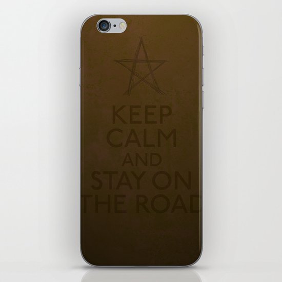 Stay on the road iPhone & iPod Skin