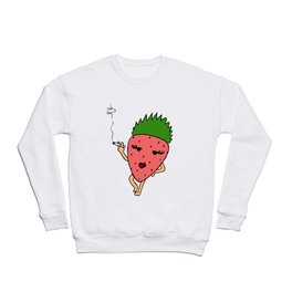 Smoking Strawberry Crewneck Sweatshirt