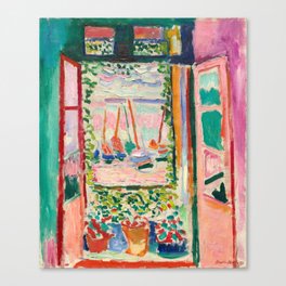 Henri Matisse The Open Window Canvas Print