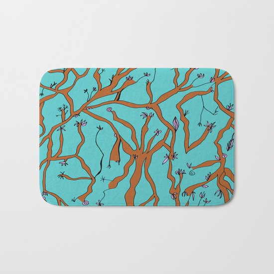 Bare Branches Bath Mat