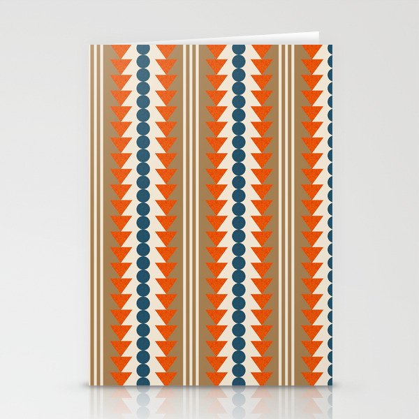 Abstraction_GEOMETRIC_SHAPE_TRIBE_LOVE_PATTERN_POP_0301P Stationery Cards