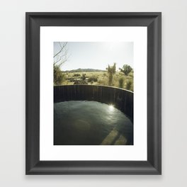Jacuzzi Desert - Support my small business Framed Art Print
