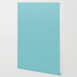 Dark Pastel Blue Inspired by Coloro Purist Blue - Baby Blue 093-76-17 Wallpaper