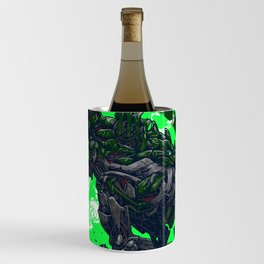 Mechagodzilla Rises - Neon Green Wine Chiller