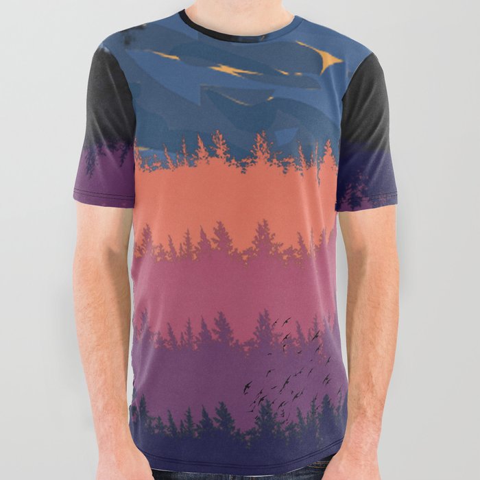 Forest All Over Graphic Tee