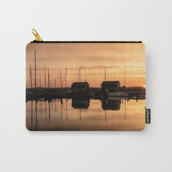 Sunrise at the sea - Harbour Ocean Water Ship Boat Carry-All Pouch