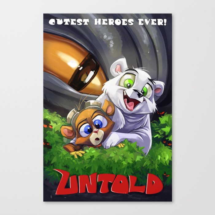 Cutest Heroes Ever! Canvas Print