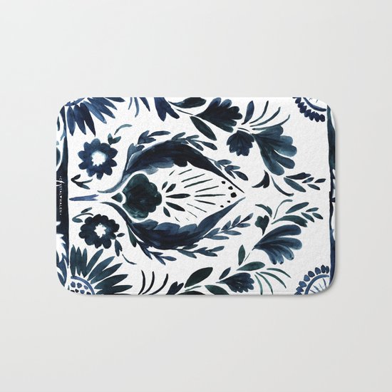 Nadia Flower Bath Mat