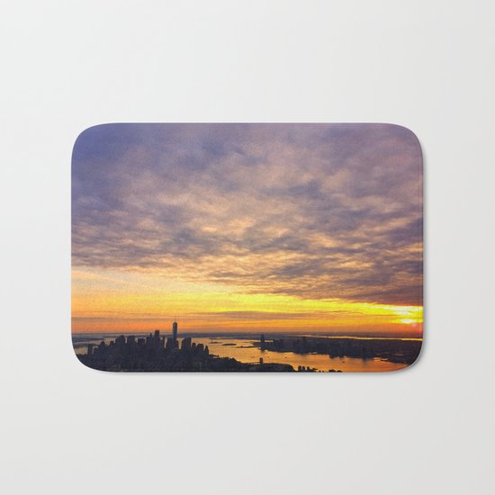 New York skyline Bath Mat