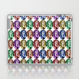 Une femme - plusieurs couleurs Laptop & iPad Skin
