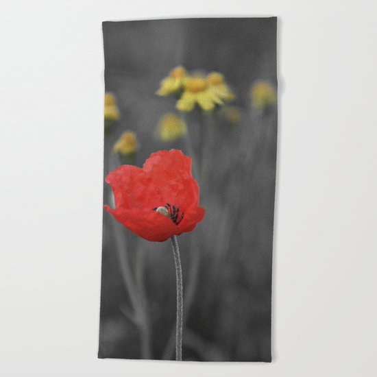 Poppy Beach Towel