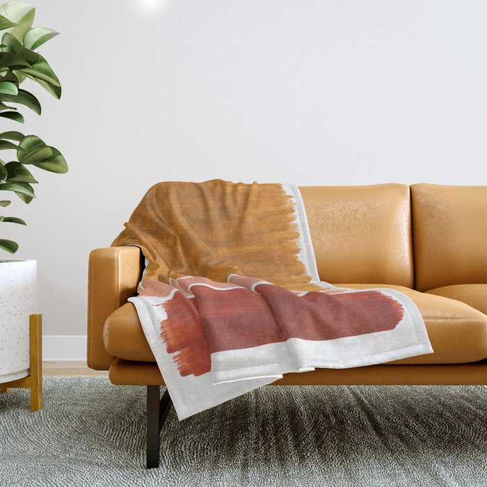 Rothko Minimalist Colorield Warm Earth Tone Yellow Ochre Clay