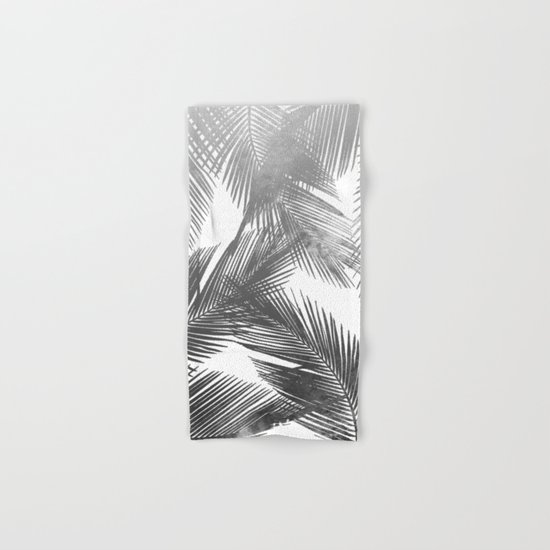 Palms BW Hand & Bath Towel