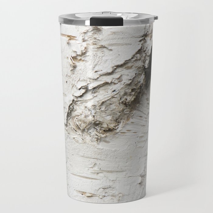 Birch bark pattern Travel Mug