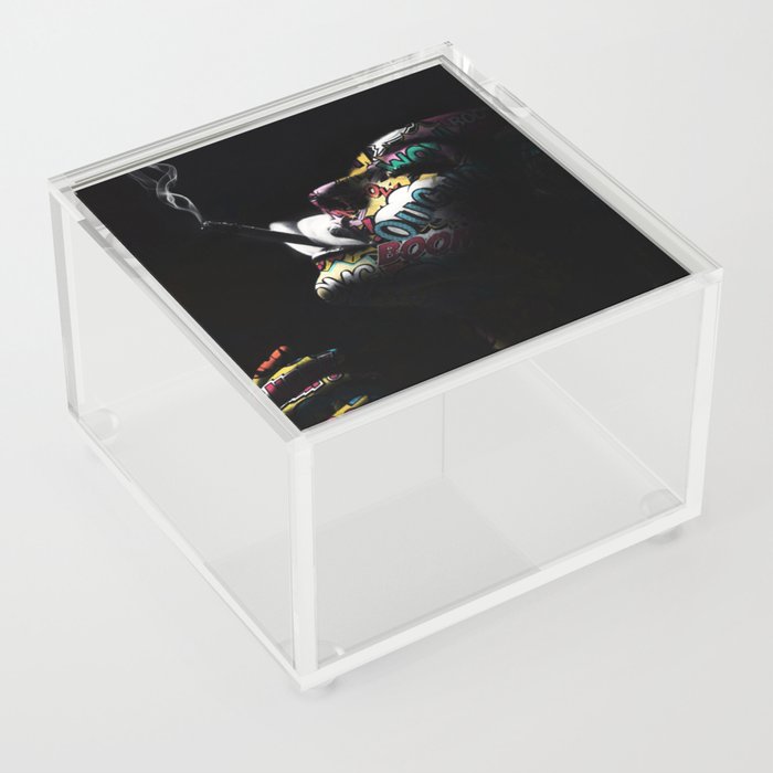 Pop art in the shadows 03 Acrylic Box