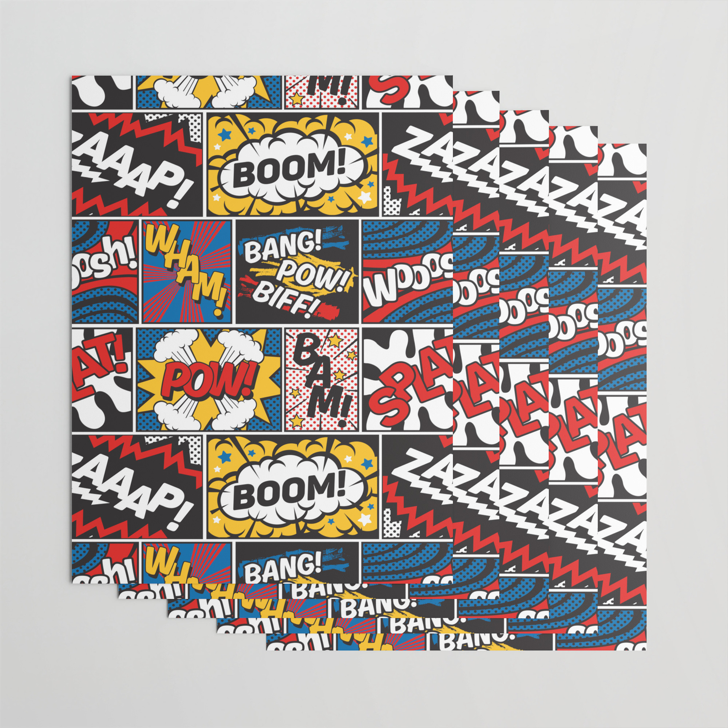 superhero wrapping paper