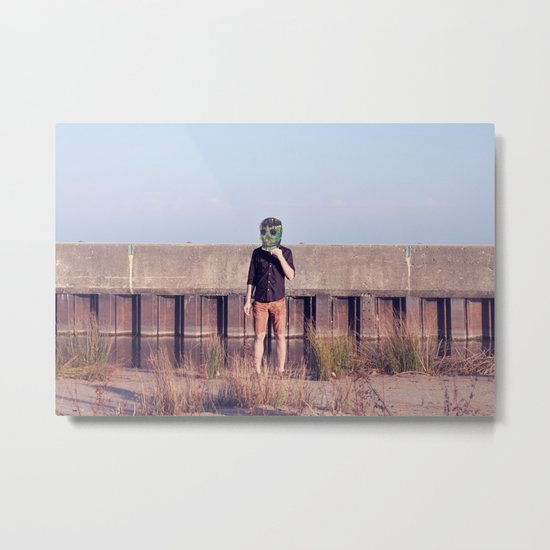 Muerto en Vacaciones Metal Print