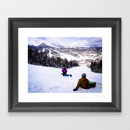 Shreddin' Framed Art Print