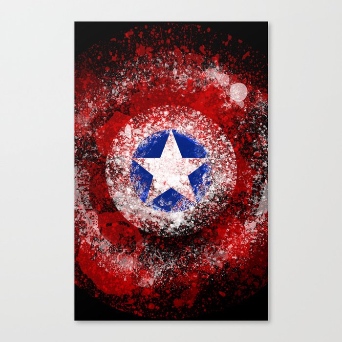 Avengers Captain America Canvas Print By Criminalprints Society6