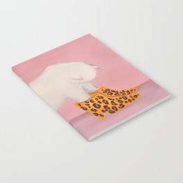 Cat in Cheetah Boots  Notebook