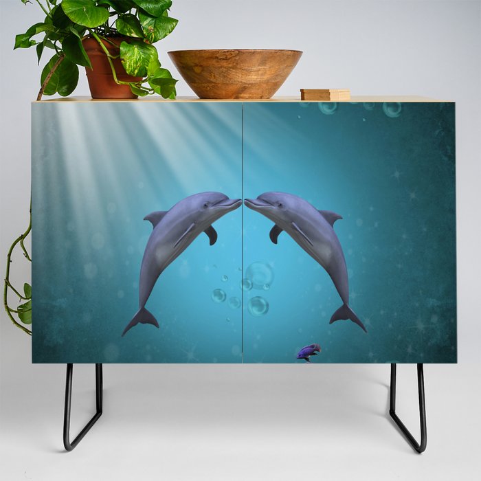 dolphins love Credenza