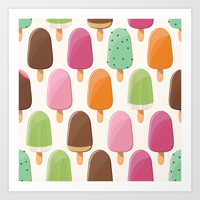 Ice cream 012 Art Print