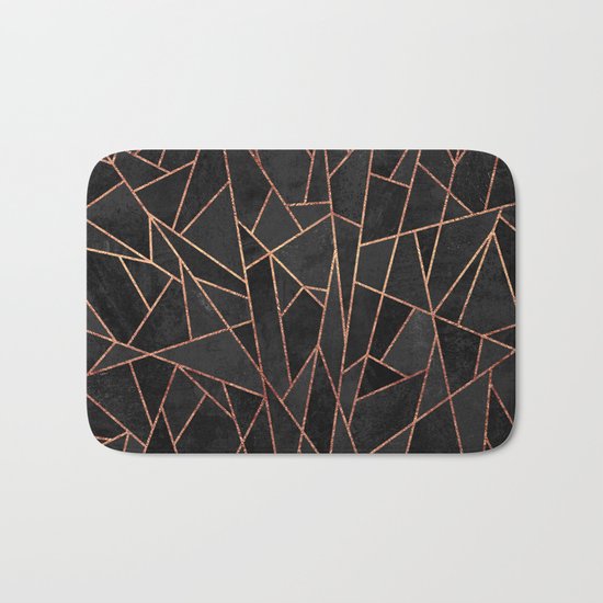 Shattered Black / 2 Bath Mat